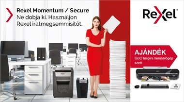 Ne dobja ki, használjon REXEL iratmegsemmisítőt!