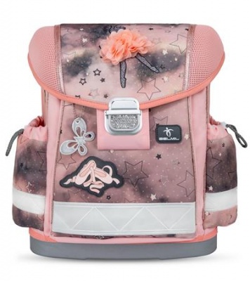 Iskolatáska, fémcsat, BELMIL "Classy Rose Ballet", balett