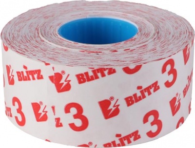 Árazószalag, 22x16 mm, BLITZ, fehér