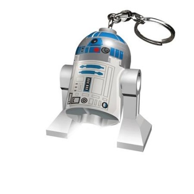 Kulcstartó, LED világítással, LEGO "Star Wars R2D2"