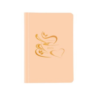 Naptár, tervező, A5, heti, TOPTIMER "Pastel", lazac