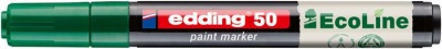 Lakkmarker, 2-3 mm, EDDING "50", zöld