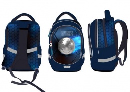 Iskolatáska, cipzáras, BELMIL "Leisure Special T-Football Light", foci