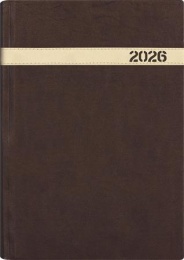 Naptár, tervező, B5, heti, DAYLINER "The Boss", barna