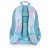 Hátizsák, iskolatáska, cipzáras, GABOL "Mystic", világoskék, batikolt hatású